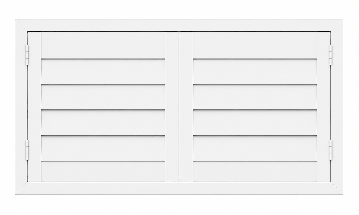 DIY Plantation Shutters | 1500mm Wide 2 Panel Range