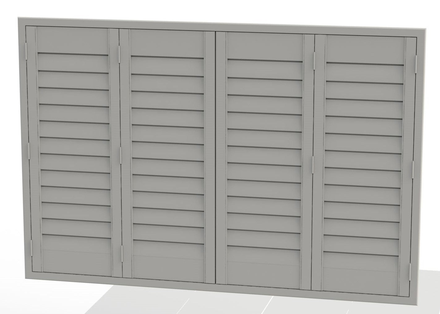 Instant Shutter DIY Plantation Shutters | 1800mm Wide 2 Panel Range – Instant Shutters