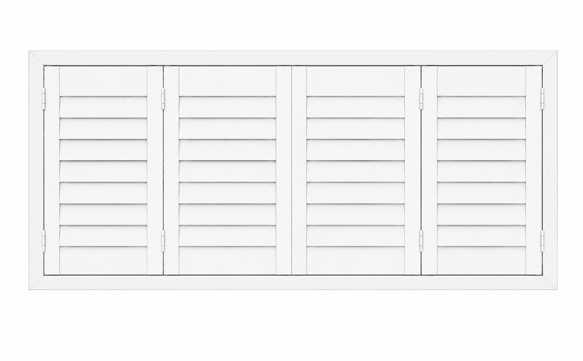 DIY Plantation Shutters | 2100mm Wide 4 Panel Range