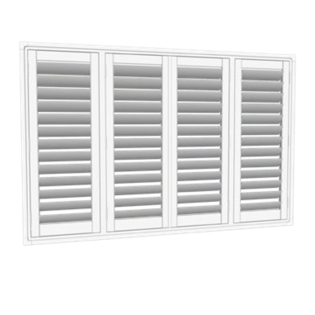 24 Module Shutter 2400mm Wide 4 Panel Range – Instant Shutters