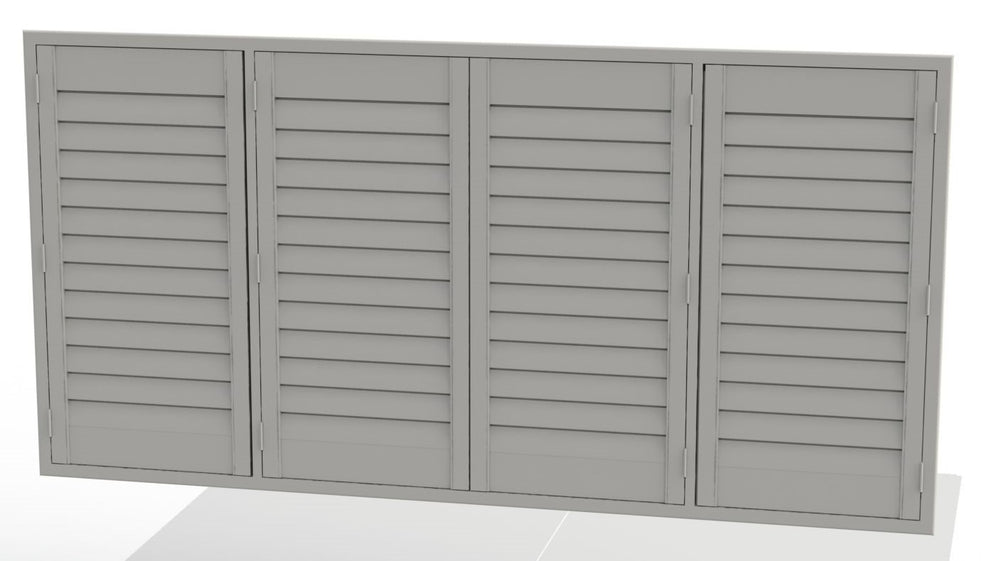 Instant Shutter DIY Plantation Shutters | 2400mm Wide 4 Panel Range – Instant Shutters