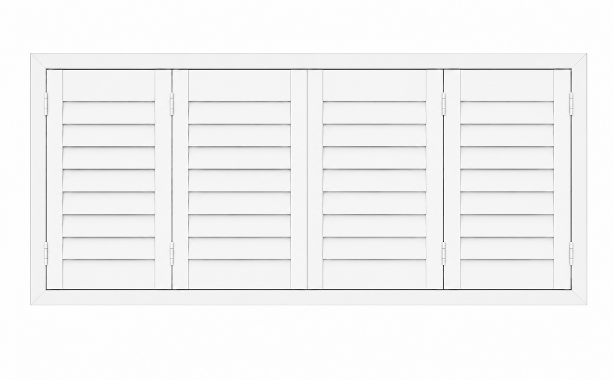 DIY Plantation Shutters | 2700 Wide 4 Panel Range