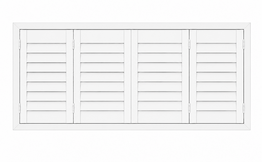 DIY Plantation Shutters | 2700 Wide 4 Panel Range